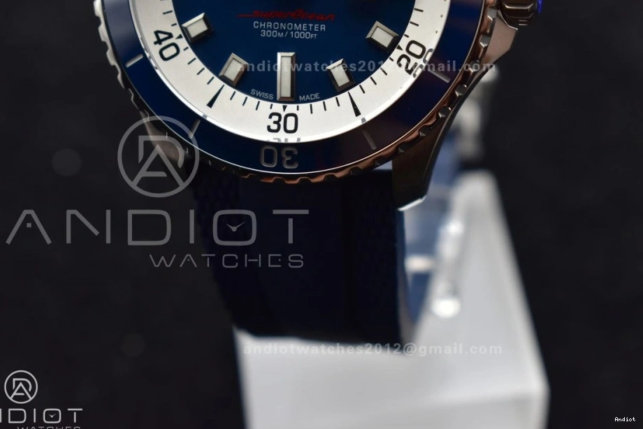 Dial SS Strap Edition SuperOcean Automatic BLSF Blue on Blue 42 A2824 Rubber Best 1:1 0420